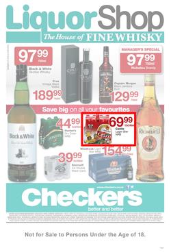 Checkers Mpumalanga : Liquor Shop (23 Apr - 4 May 2014), page 1
