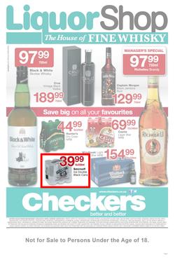 Checkers Mpumalanga : Liquor Shop (23 Apr - 4 May 2014), page 1