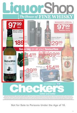 Checkers Mpumalanga : Liquor Shop (23 Apr - 4 May 2014), page 1