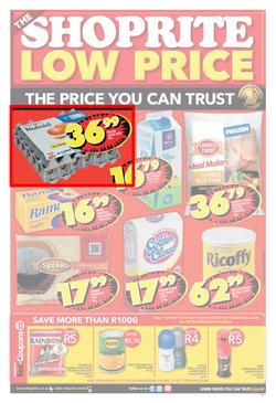 Shoprite Eastern Cape : Low Price (21 Apr - 4 May 2014), page 1
