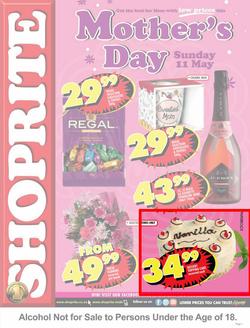 Shoprite Eastern Cape : Mother's Day (28 Apr - 11 May 2014), page 1