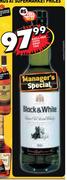 Black & White Scotch Whisky-750Ml