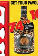 Wild Africa Cream Liquifeur-750Ml