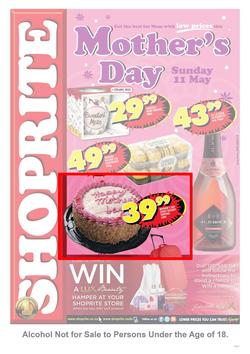 Shoprite KZN : Mother's Day (5 May - 11 May 2014), page 1