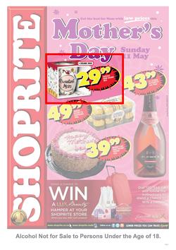Shoprite KZN : Mother's Day (5 May - 11 May 2014), page 1
