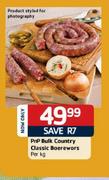 Pnp Bulk Country Classic Boerewors-Per Kg