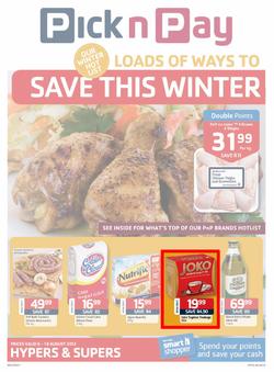 Pick N Pay Inland : Loads of Ways to Save This Winter (6 Aug - 18 Aug 2013), page 1