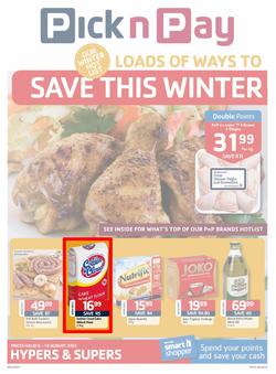Pick N Pay Inland : Loads of Ways to Save This Winter (6 Aug - 18 Aug 2013), page 1