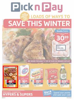 Pick N Pay Eastern Cape : Loads Of Ways To Save This Winter (6 Aug - 18 Aug 2013), page 1