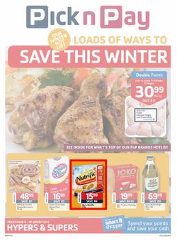 Pick N Pay Eastern Cape : Loads Of Ways To Save This Winter (6 Aug - 18 Aug 2013), page 1