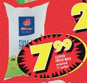 Clover Fresh Milk Assorted Sachet-1L
