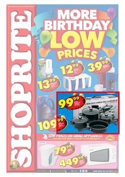 Shoprite WC : Birthday Low Prices (23 Jul - 3 Aug 2014), page 1