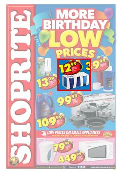 Shoprite WC : Birthday Low Prices (23 Jul - 3 Aug 2014), page 1