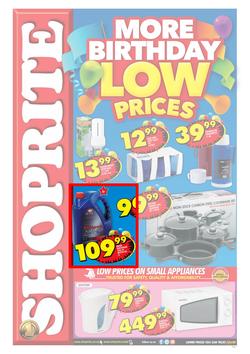 Shoprite WC : Birthday Low Prices (23 Jul - 3 Aug 2014), page 1
