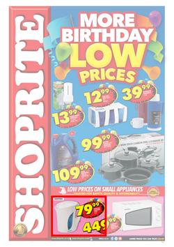 Shoprite WC : Birthday Low Prices (23 Jul - 3 Aug 2014), page 1