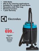 Electrolux Aqualux Wet & Dry Vacuum Cleaner(A3017)-Each