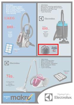 Makro : Electrolux Floor Care (25 Jul - 11 Aug 2013), page 1