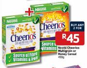 Nestle Cheerios Multigrain or Honey Cereal-2x490gm