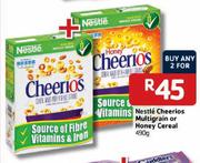 Nestle Cheerios Multigrain Or Honey Cereal - 2 x 490g