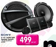 Sony 6 1/2" 260W Split Speaker System (XS-GTX 1621) - Per Set