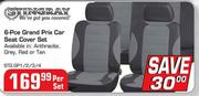 Stingray 6-Pce Grand Prix Car Seat Cover Set-Per Set