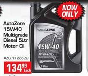 AutoZone 15W40 Multigrade Diesel 5Ltr Motor Oil-Each