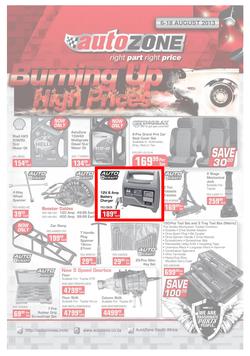 Autozone : Burning Up High Prices (6 Aug - 18 Aug 2013), page 1