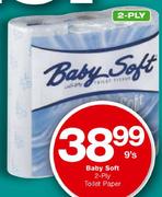 Baby Soft 2-Ply Toilet Paper-9's