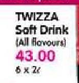 Twizza Soft Drink-6x2L