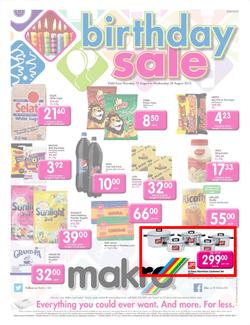Makro Gauteng : Food (15 Aug - 28 Aug 2013), page 1