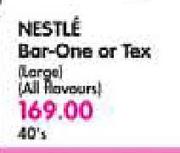 Nestle Bar-One Or Tax(All Flavours)-40's