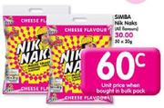 Simba Nik Naks(All Flavours)-20gm Each