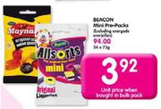 Beacon Mini Pre-Packs(Excluding Energode Enerjellies)-75gm Each