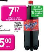 Twizza Soft Drink(All Flavours)-2ltr
