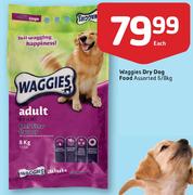 Waggies Dry Dog Food-6/8kg Each