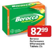 Berocca Performance Effervescent Tablets-20's