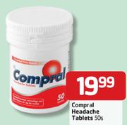 Compral Headache Tablets-50's