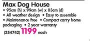 Keter Max Dog House-Each
