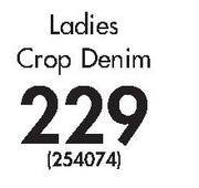 Legend Ladies Crop Denim
