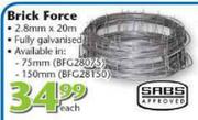 Brick Force 2.8mmx20m-Each