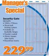 Manager's Special Security Gate 1950x770mm