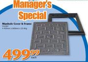 Manager's Special Manhole Cover & Frame-Each