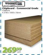 Woodstock Chipboard-Commercial Grade (CHB9616)-2750x1830x16mm Each