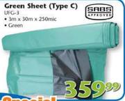 Green Sheet (Type C) 3mx30mx250mic