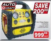 Auto Kraft 5-In-1 Power Station (FED.AT715)-Each