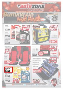 Autozone : Burning Up High Prices (20 Aug - 1 Sep 2013), page 1
