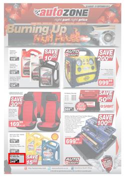 Autozone : Burning Up High Prices (20 Aug - 1 Sep 2013), page 1
