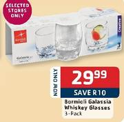 Bormioli Galassia Whiskey Glasses Glasses-3 Pack