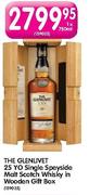 The Glenlivet 25 YO Single Speyside Malt Scotch Whisky In Gift Box-750ml