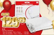SCE Electric Blankets Non-Fit Double-150x110cm